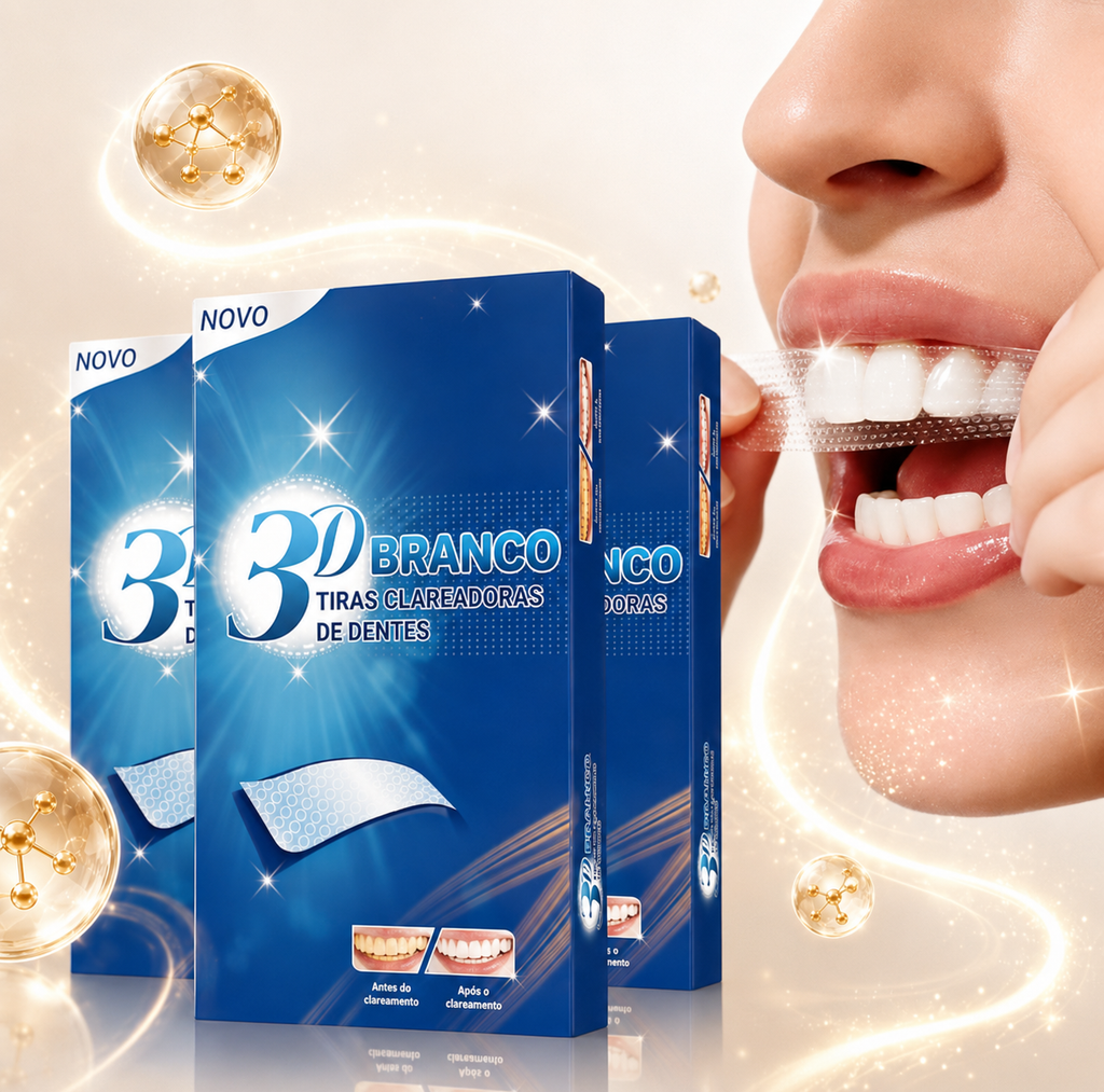 Kit de Blanqueamiento Dental | Tiras Blanqueadoras Whitening Premium