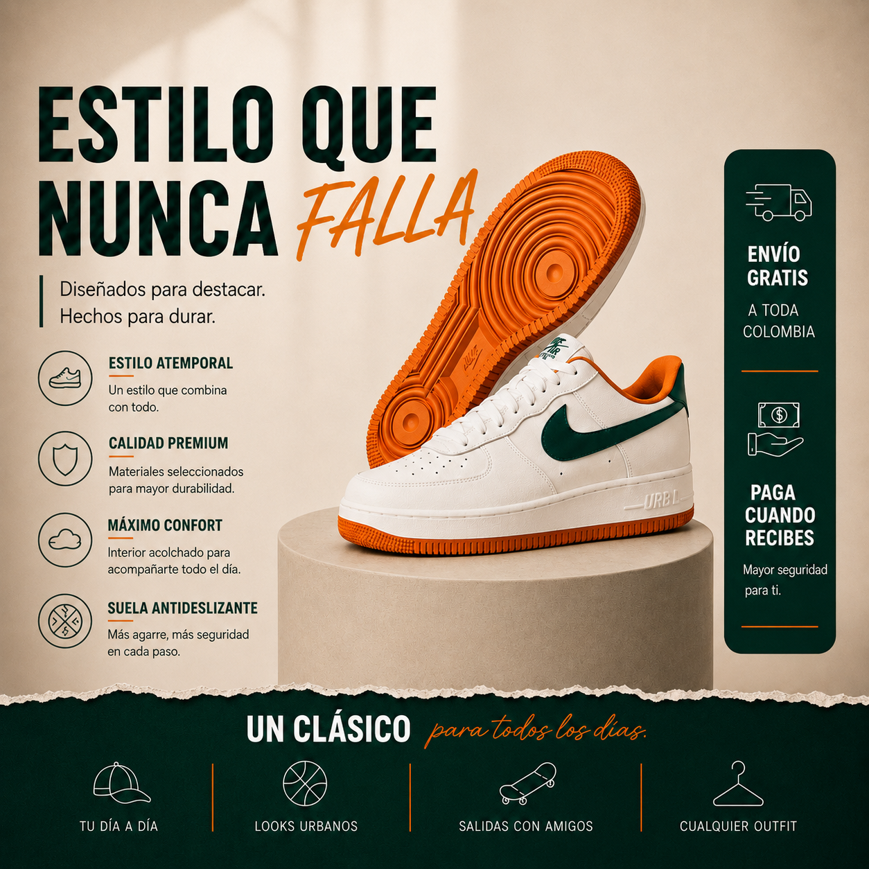 Urban Force™  Diseño urbano y Máxima comodidad